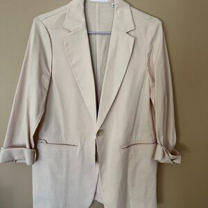 UNIQLO Blazer Beige size Medium, Lightweight Jacket
